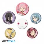 Puella Magi Madoka Magica Button 6er Pack