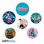 Hatsune Miku Ansteck-Buttons 6er-Pack