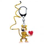 Marsupilami PVC Schlüsselanhänger mit Herz