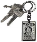 One Piece Schlüsselanhänger Wanted Ruffy