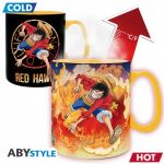 One Piece Tasse mit Thermoeffekt 460ml Luffy & Sabo