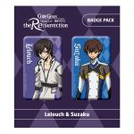 Code Geass Lelouch of the Re:surrection Ansteck-Buttons Doppelpack Lelouch & Suzaku