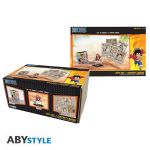 One Piece Geschenkset mit Tasse 320ml, Acrylfigur und Postkarten