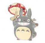 Mein Nachbar Totoro Metallbrosche Totoro mit Pilz