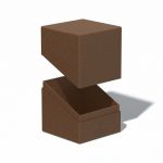 Ultimate Guard Return To Earth Boulder Deckbox 100+ Standardgröße Braun