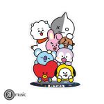 BT21 Acrylaufsteller Stapel