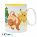 Pokemon Tasse 460ml Glumanda, Bisasam, Schiggy und Pikachu