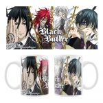 Black Butler Keramiktasse Sebastian, Grell, Ash, Ciel