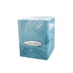 Ultra Pro Deckbox Satin Cube 100+ Marble Hellblau/Weiß