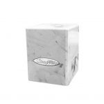 Ultra Pro Deckbox Satin Cube 100+ Marble Weiß/Schwarz