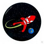 Tim und Struppi Magnet Rakete
