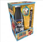 One Piece Geschenkset mit Flasche, Magnet und Stift