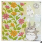 Mein Nachbar Totoro Mini-Handtuch Blumengarten 25x25cm