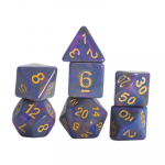 Sirius Dice RPG-Würfel-Set Purple Unicorn (7 Stück)