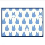 Mein Nachbar Totoro Tagesdecke Silhouette Totoro Blau 70x100 cm
