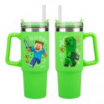 Minecraft Edelstahl-Trinkbecher 900ml