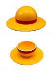 One Piece Strohhut-Geschirrset Schale und Unterteller