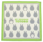 Mein Nachbar Totoro Stofftaschentuch Silhouette Totoro Grau