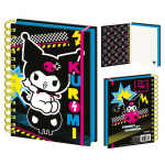 Kuromi (Punk Vibes) A5 Wiro Notizbuch