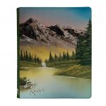 Ultra Pro Premium 9-Pocket Zippered Pro-Binder Kartenmappe Bob Ross Mountain Retreat
