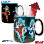 Dragon Ball Super Tasse mit Wärmeeffekt 460ml Saiyans vs Black