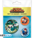 My Hero Academia Button 3er-Pack