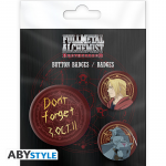 Fullmetal Alchemist Button 3er-Pack