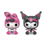 Hello Kitty Funko POP! Vinyl Schlüsselanhänger 2er-Pack My Melody & Kuromi 4 cm