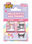 Hello Kitty Bitty POP! Vinyl Figuren 2er-Pack My Melody & Kuromi 2 cm