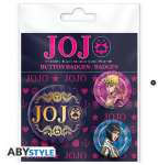 Jojo's Bizarre Adventure Button 3er Pack Golden Wind