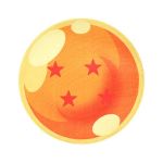 Dragon Ball Indoor-Matte 4 Stars Ball 60 x 60 cm