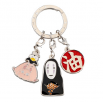 Chihiros Reise ins Zauberland Schlüsselring mit 3 Anhängern Ohngesicht