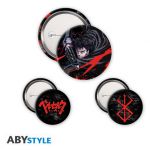 Berserk Button 3er Pack Guts