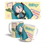 Hatsune Miku Tasse Miku Chibi Leek Girl 325 ml