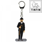 Tim und Struppi Schlüsselanhänger Dupond mit Stock 6cm