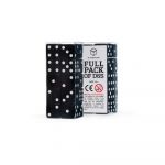 Q Workshop Würfel Set Full Pack D6 Schwarz (20 Stück)