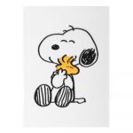 Peanuts Premium Plüsch Notizbuch A5 Snoopy