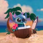 Disney Stitch mit Kokosnuss Figur 10cm
