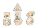 Sirius Dice RPG-Würfel-Set Fruit Slice Peach (8 Stück)