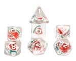 Sirius Dice RPG-Würfel-Set Fruit Slice Watermelon (8 Stück)