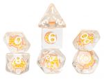 Sirius Dice RPG-Würfel-Set Fruit Slice Orange (8 Stück)
