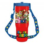 Super Mario Trinkflasche 850ml mit Band
