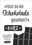 Typo-Sprüche-Kalender s/w Wochenplaner 2027
