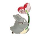 Mein Nachbar Totoro Metallbrosche Totoro mit Blume