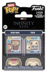 Marvel Infinty Saga Bitty POP! Vinyl Figuren 2er-Pack Iron Man & Thor 2 cm