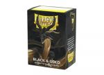 Dragon Shield Dual Matte Hüllen Standardgröße Black & Gold (100 Stück)