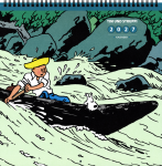 Tim und Struppi Wandkalender 2027