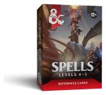 Dungeons & Dragons RPG Referenzkarten: Zaubersprüche Stufen 4-5 (englisch)