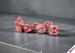 Chessex Speckled Lava Stone/White Polyhedral 7-Würfel-Set