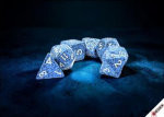 Chessex Speckled Ocean Stone/White Polyhedral 7-Würfel-Set